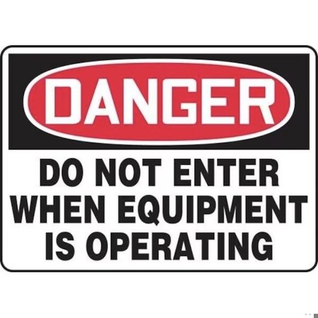 Accuform OSHA DANGER SAFETY SIGN  DO NOT MEQM007VS MEQM007VS